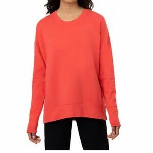 Tuff athletic sweatshirt crewneck / coral